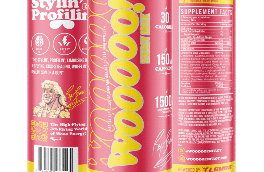 Energy drinks with mushrooms