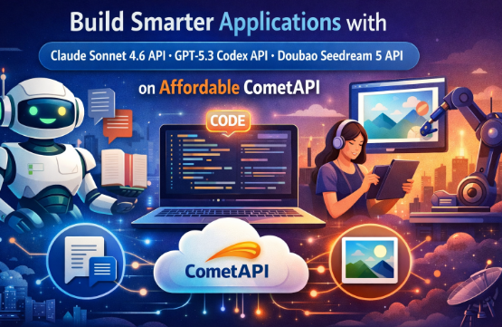 Build Smarter Applications with Claude Sonnet 4.6 API, GPT-5.3 Codex API & Doubao Seedream 5 API on Affordable CometAPI
