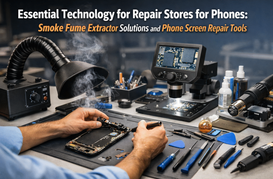 Essential Technology for Repair Stores for Phones: Smoke Fume Extractor Solutions and Phone Screen Repair Tools